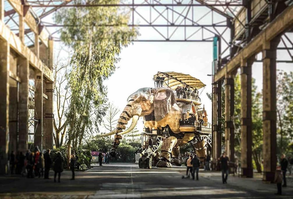 Bel Ecrin Sur L'Ile De Nantes - Gare Tgv, Chu, Congres Appartement Buitenkant foto